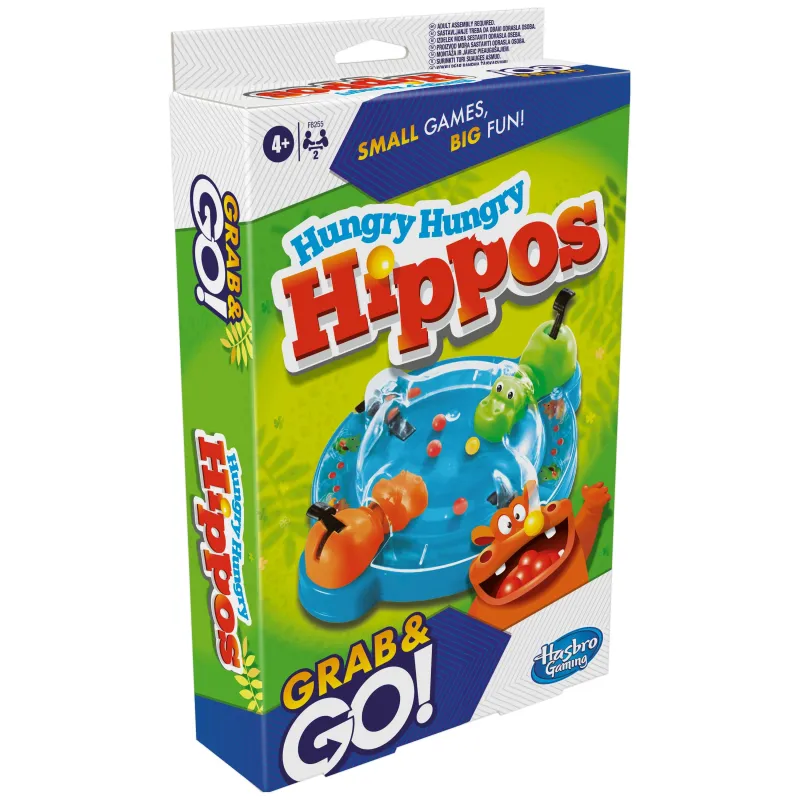 Stalo žaidimas Hasbro Gaming HUNGRY HIPPOS GRAB&GO F8255BAL, LT LV EE