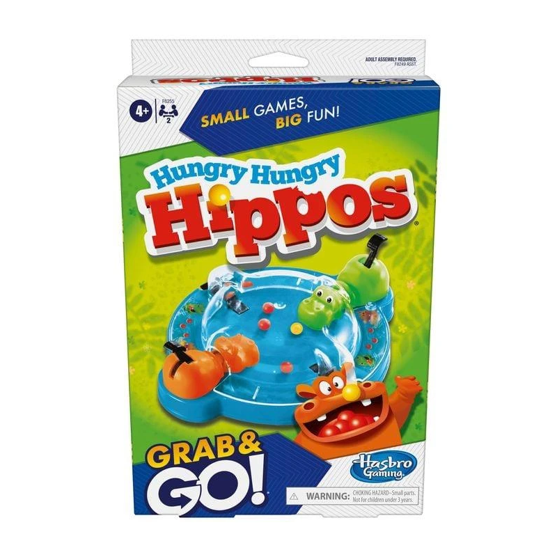 Ceļojumu spēle Hungry Hungry Hippos Grab&Go