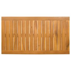 vidaXL Vannas paklājs Vienkrāsains Brūna 100 x 55 cm koka