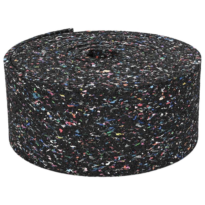 vidaXL Gumijas rullis Melna Gumija