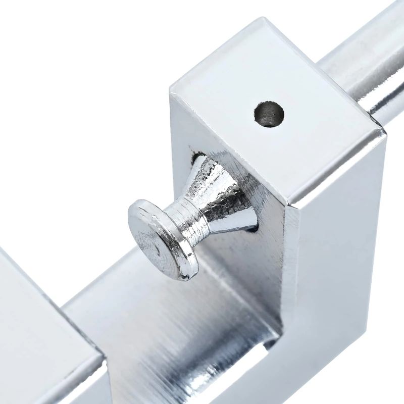 vidaXL Piekarāmā slēdzene 12 pcs Sudraba 6 x 2 x 4,5 cm Dzelzs