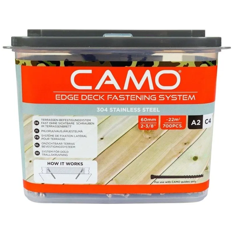 Koka skrūve, grīdas CAMO A2, 4.2 x 60 mm, 700 gab.