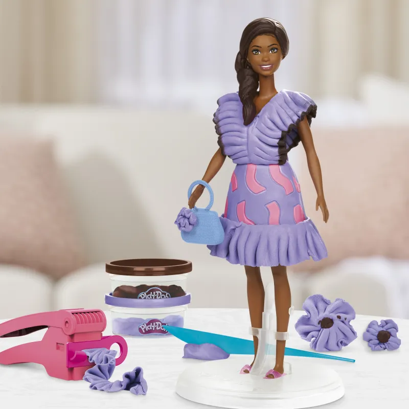 PLAY-DOH BARBIE playset Fashionista Ruffles