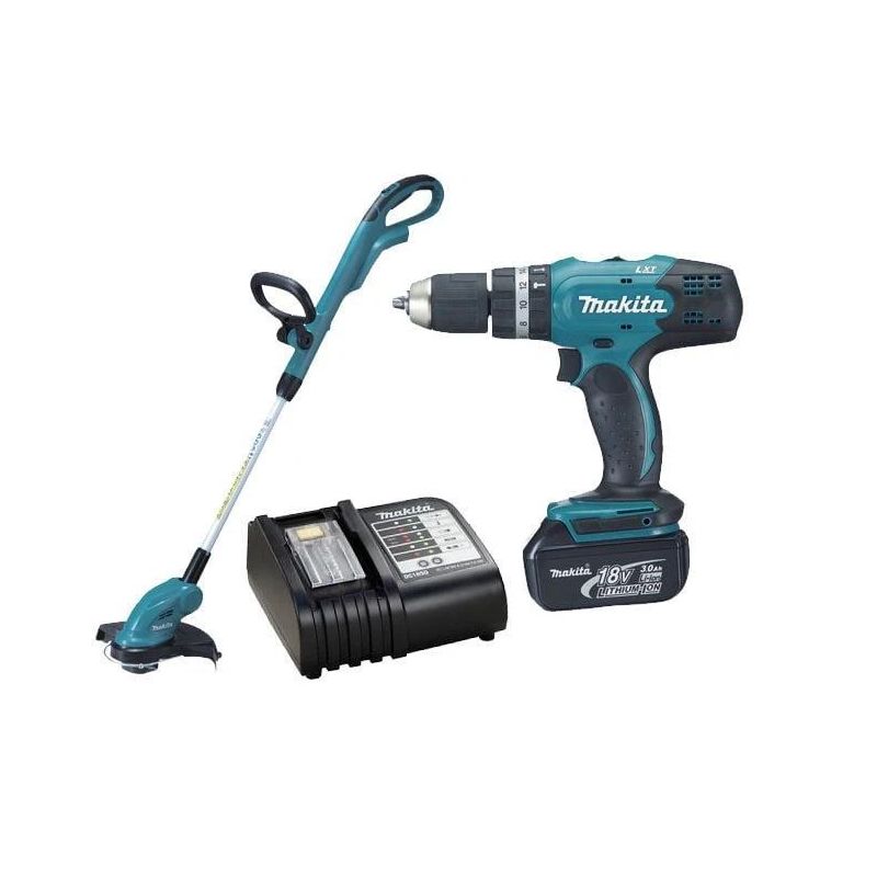 Zāles pļāvēja un skrūvgrieža komplekts Makita DLX2114S