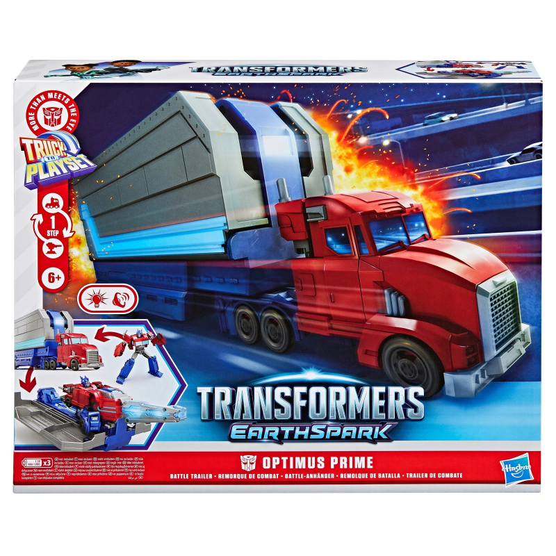 TRANSFORMERS Earthspark rotaļu komplekts Kaujas treileris