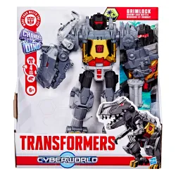 TRANSFORMERS Cyberworld figūra Chomp & Battle Grimlock, 22,5 cm
