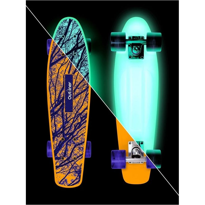 Skrituļdēlis Outliner. daudzkrāsaina