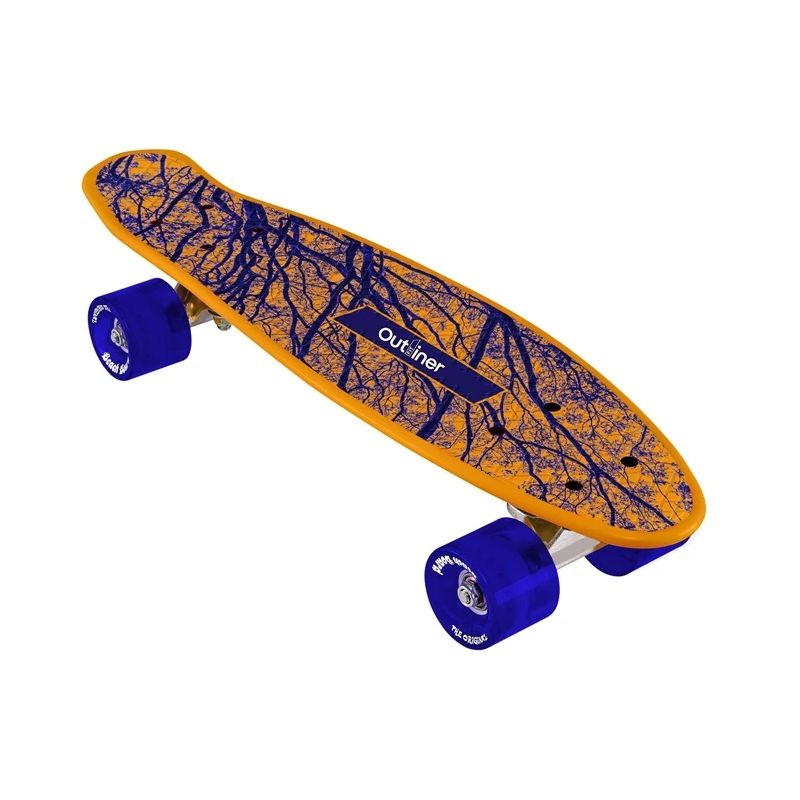 Skrituļdēlis Outliner. daudzkrāsaina