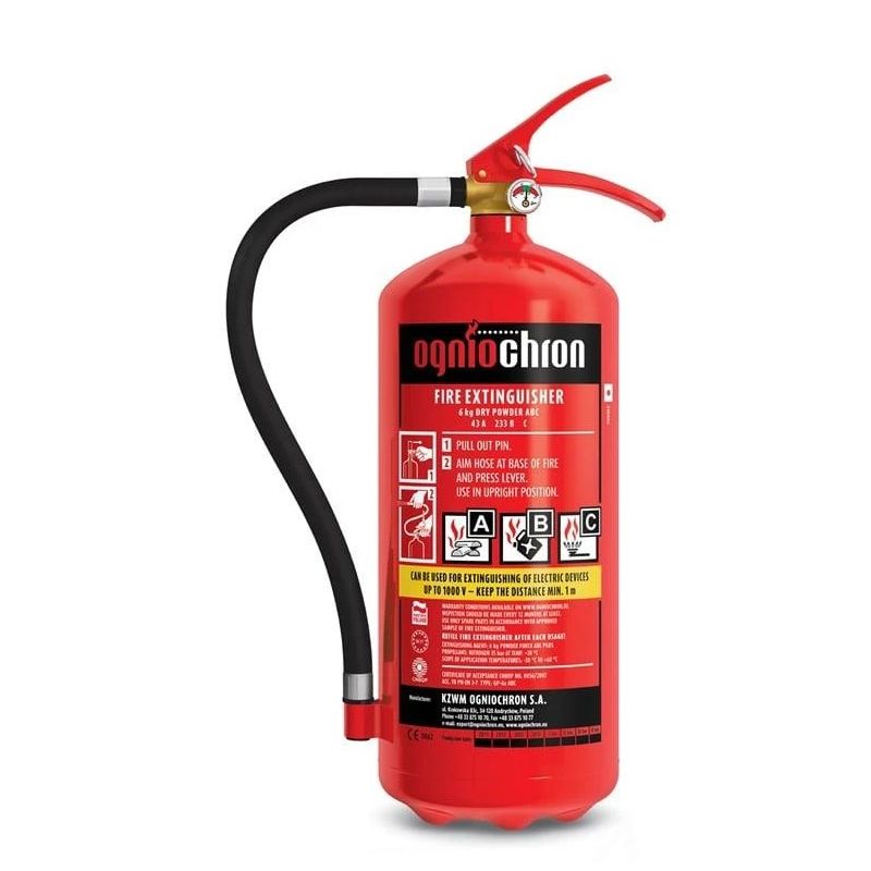 UGUNSDZĒŠAMAIS APARĀTS GP-6X ABC PULVERA ,Ogniochron,