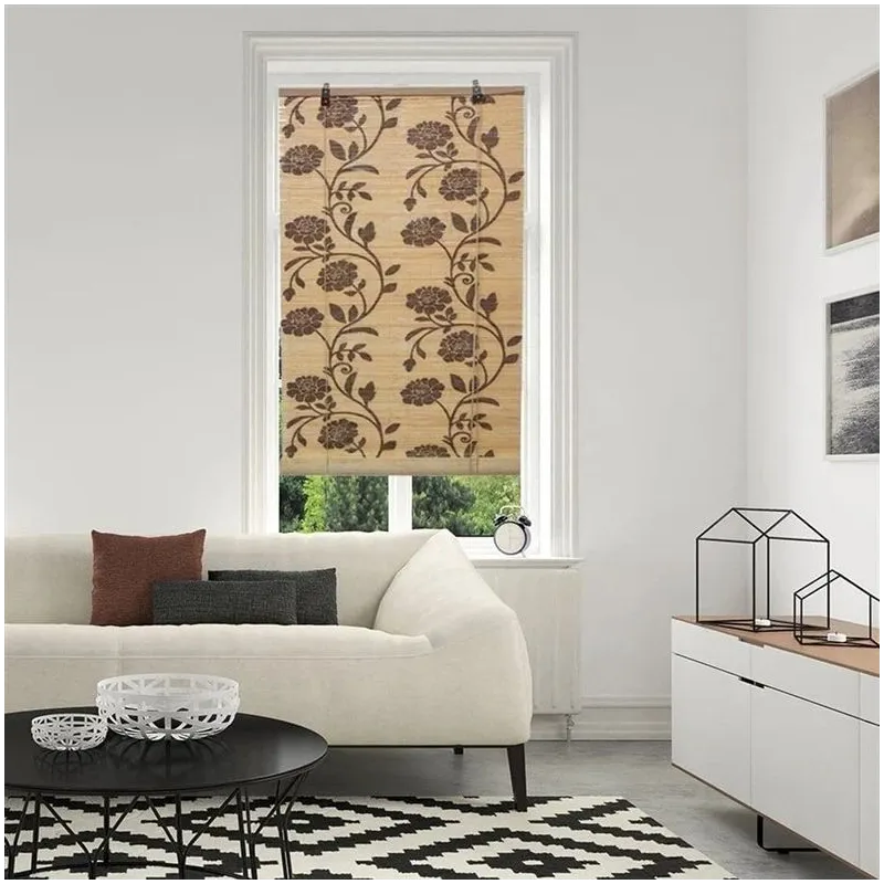 Ritininė užuolaida Okko Bambo TH-B904 TH-B904, ruda sp., 60 cm x 160 cm