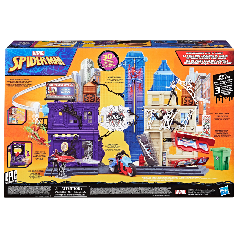 SPIDER-MAN playset Venomversus Web City Showdown