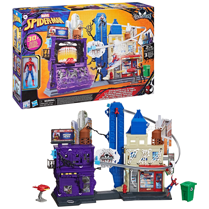 SPIDER-MAN playset Venomversus Web City Showdown
