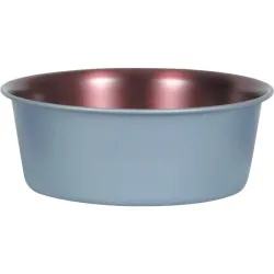 Миска для животного Zolux Copper, 2.7 л, красный цв.-серый цв.