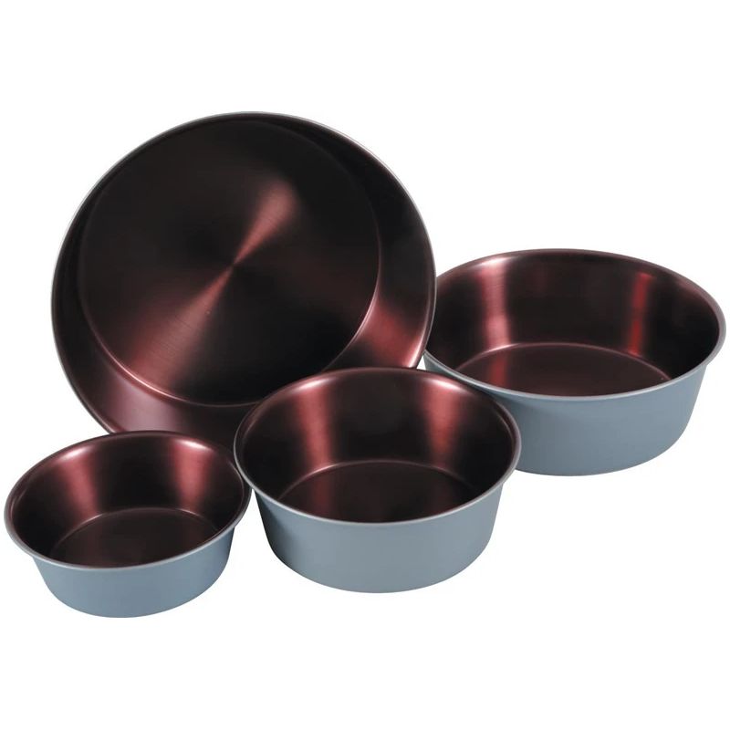 Bļoda dzīvn. zolux metal. pelēka 2.7l