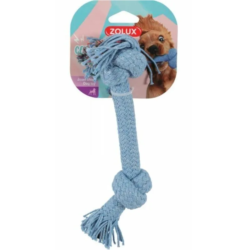 Rotaļlieta sunim, virves mantiņa Zolux Cosmic Rope toy, 35 cm, zila krās., 40 cm