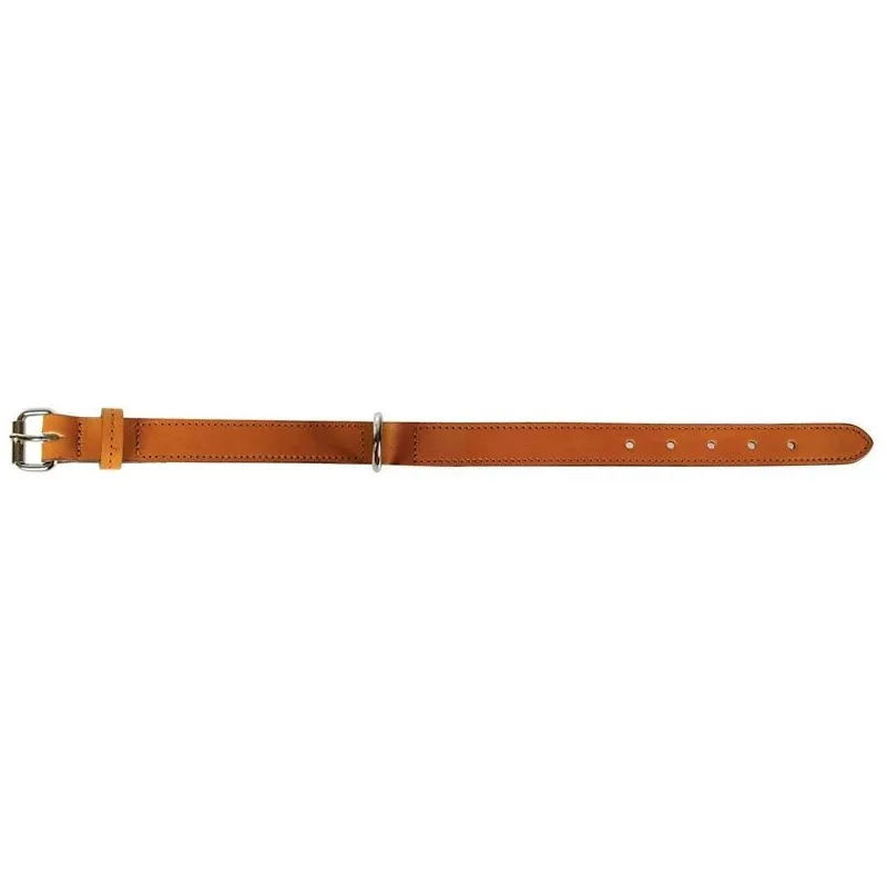 Kaklasiksna suņiem Zolux Leather Lined, gaiši brūna krās., 350 mm x 16 mm