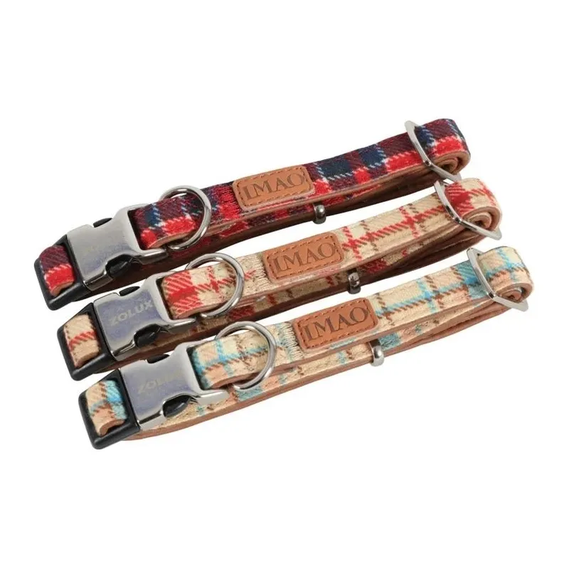 Antkaklis Zolux SCOTT. mėlyna-ruda. 1200 mm x 15 mm