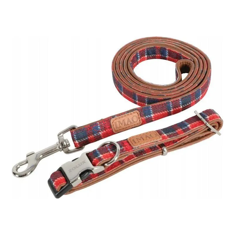 Kaklasiksna suņiem Zolux Scott, zila krās.-brūna krās., 1200 mm x 20 mm, 120