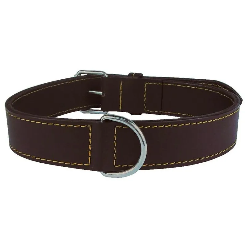 Kaklasiksna suņiem Zolux Leather Lined, brūna krās., 400 mm x 20 mm