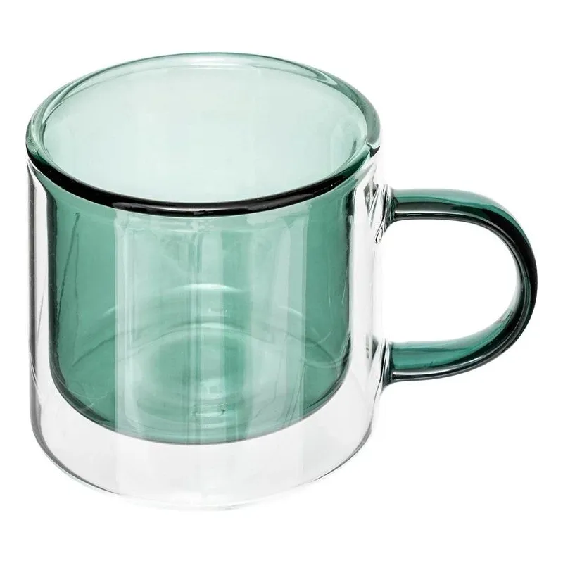 Dubultā stikla krūze Secret de Gourmet, zaļa krās., 0.25 l