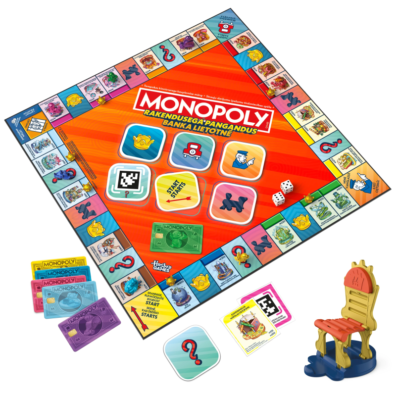 MONOPOLY Galda spēle Banka lietotnē, EST-LAT