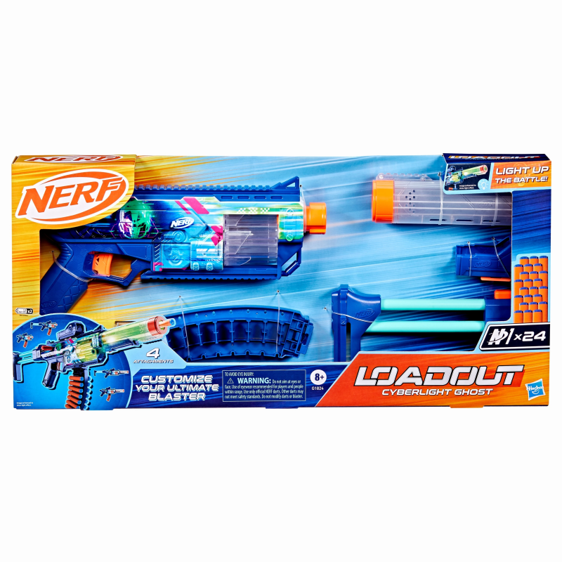 NERF Loadout blasteris Cyberlight Ghost