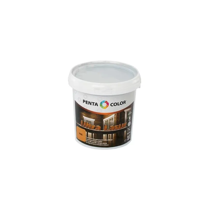 Lazūra Pentacolor Ultra Lasur, priedes krās., 1 l