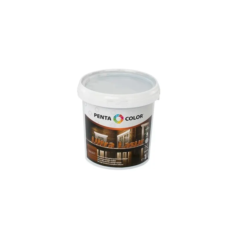 Lazūra Pentacolor Ultra Lasur, riešuto sp., 1 l
