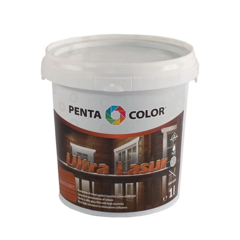 Lazūra pentacolor ultra 1l sarkankoks