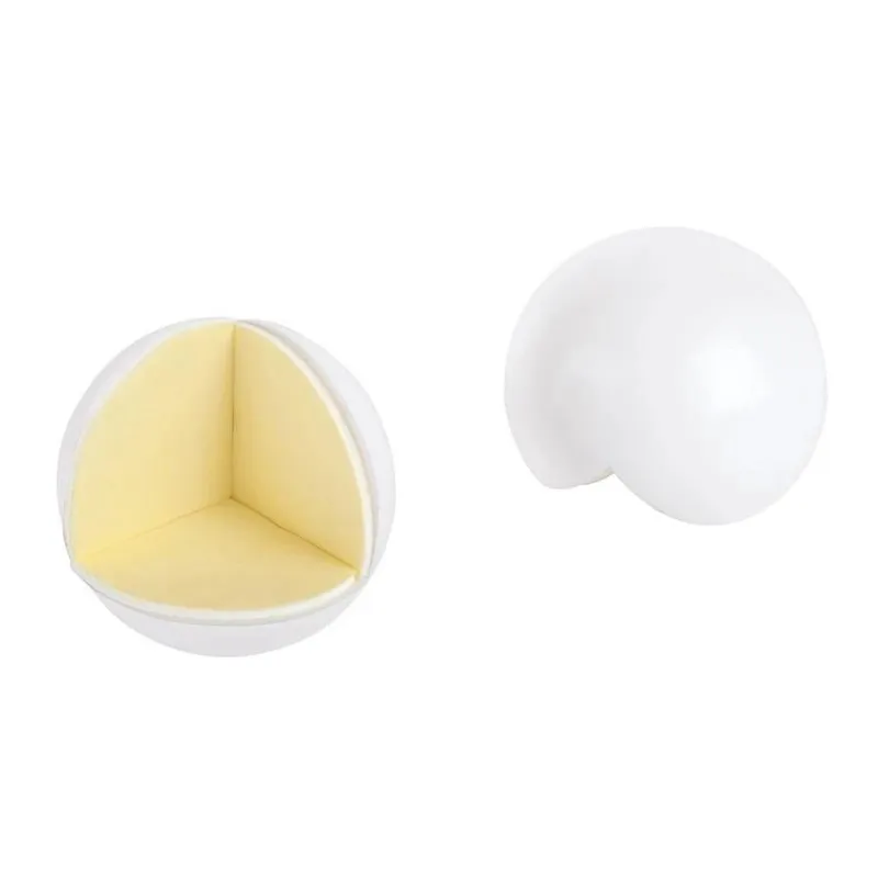 Apsauginis kampukas, DIA 2.5 cm, plastikas, balta sp., 2 vnt.