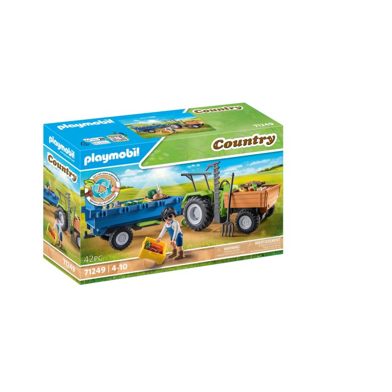 Konstruktors Playmobil Country Traktors ar ūdens tvertni 71249