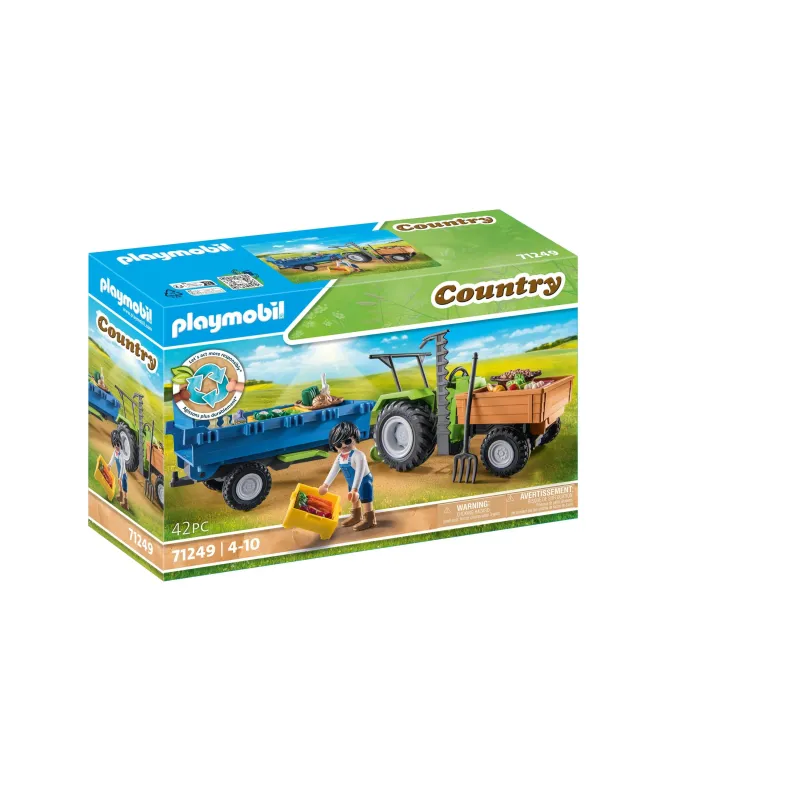 Konstruktors Playmobil Country Traktors ar ūdens tvertni 71249
