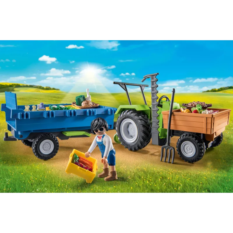 Konstruktors Playmobil Country Traktors ar ūdens tvertni 71249