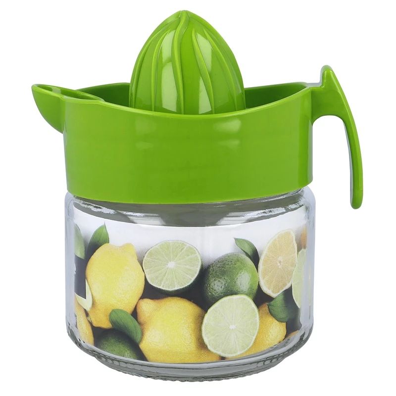 Citrusaugļu sulu spiede J.E.SCHUM 732768, caurspīdīga krās.-zaļa krās.