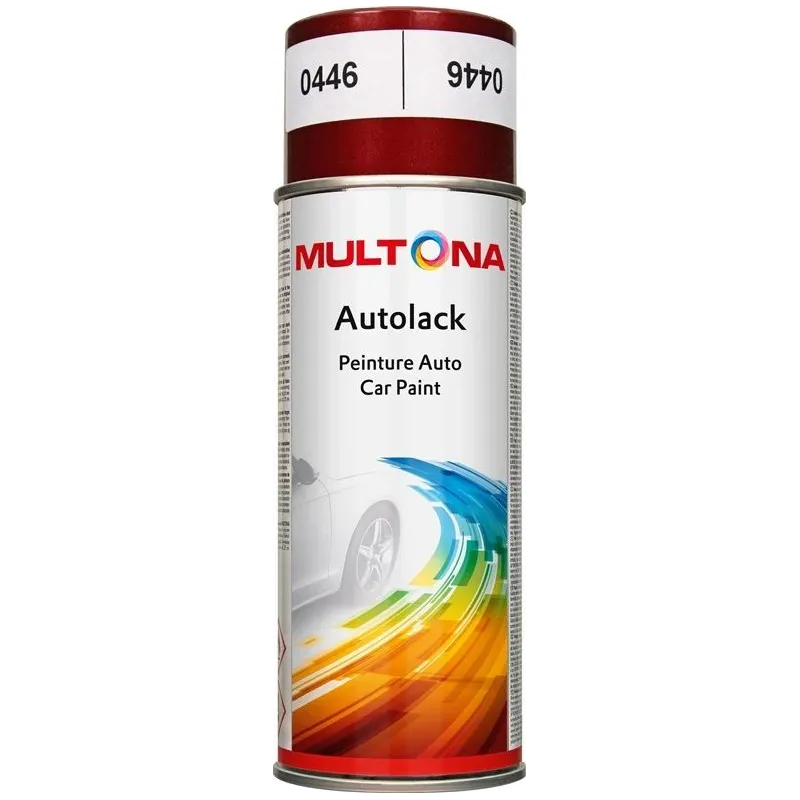 Auto krāsas Multona 446, 0.4 l, sarkana krās.