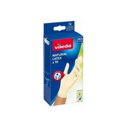 Cimdi vienr vileda natural latex10 m-l