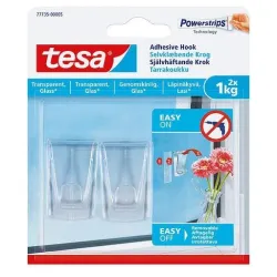 Riidekonks Tesa Powerstrips, läbipaistev v.