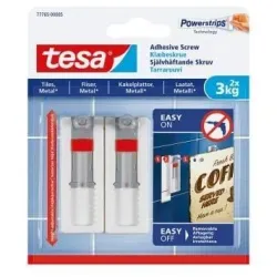 Крючки для подвешивания рамы Tesa Powerstrips, белый цв.-серый цв.