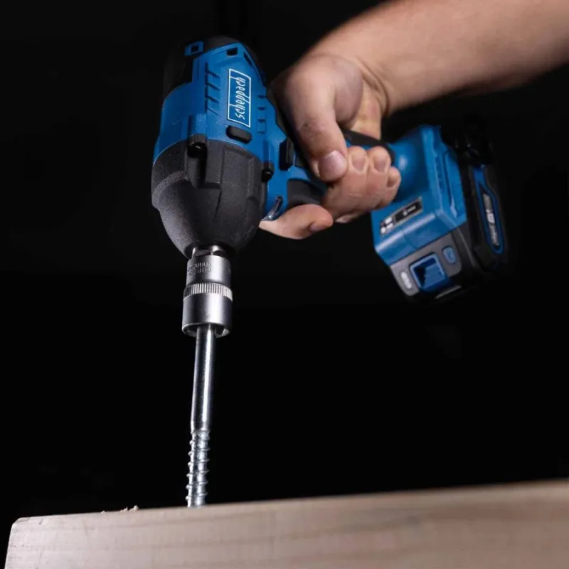 Akumulatora triecienatslēga BC-IW350-X, SET S, Scheppach