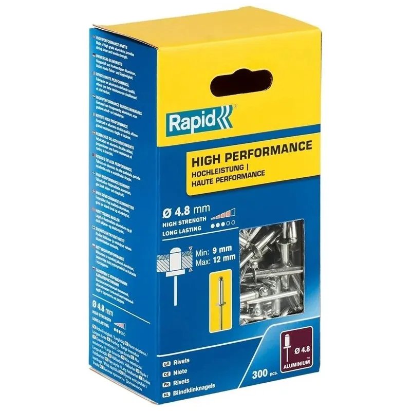 Alumīnija kniedes rapid 4.8x16mm 300gab