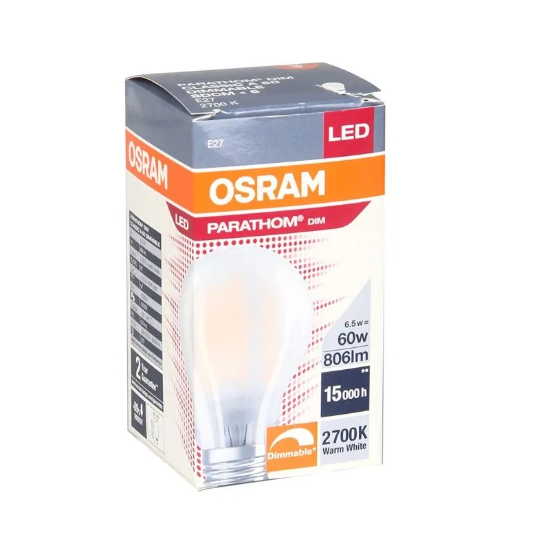Spuldze Osram LED, A60, 2700 °K, E27, 7.5 W, 806 lm