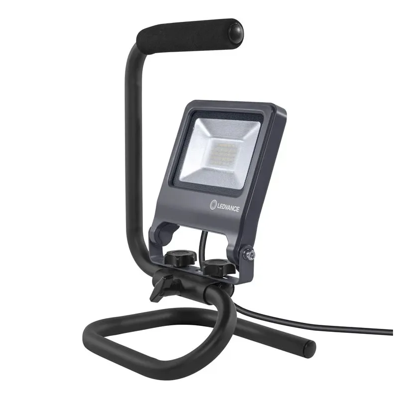 Prožektors bez kustības sensora, pārvietojams Ledvance, 20 W, 1700 lm, IP65, pelēka krās.