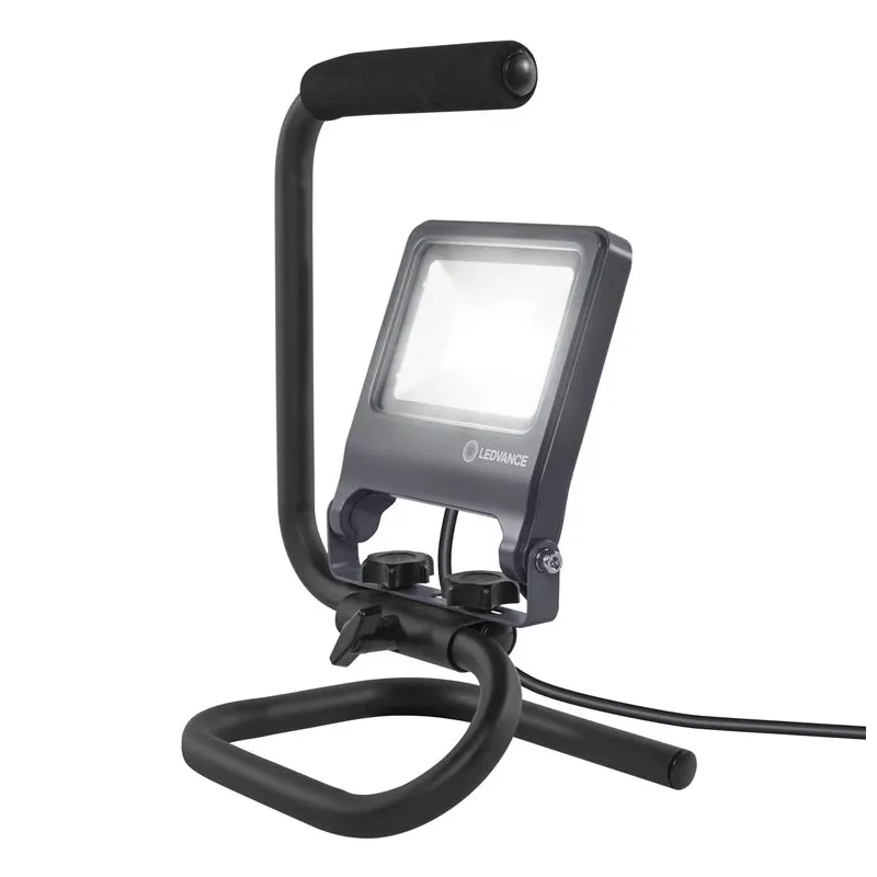 Prožektors bez kustības sensora, pārvietojams Ledvance, 20 W, 1700 lm, IP65, pelēka krās.