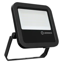 Prožektorius be judesio daviklio, tvirtinamas prie sienos Ledvance, 65 W, 8000 lm, 4000 °K, IP65, juoda sp.