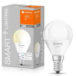 Умная лампа Ledvance LED, P45, 2700 °К, E14, 5 Вт, 470 лм