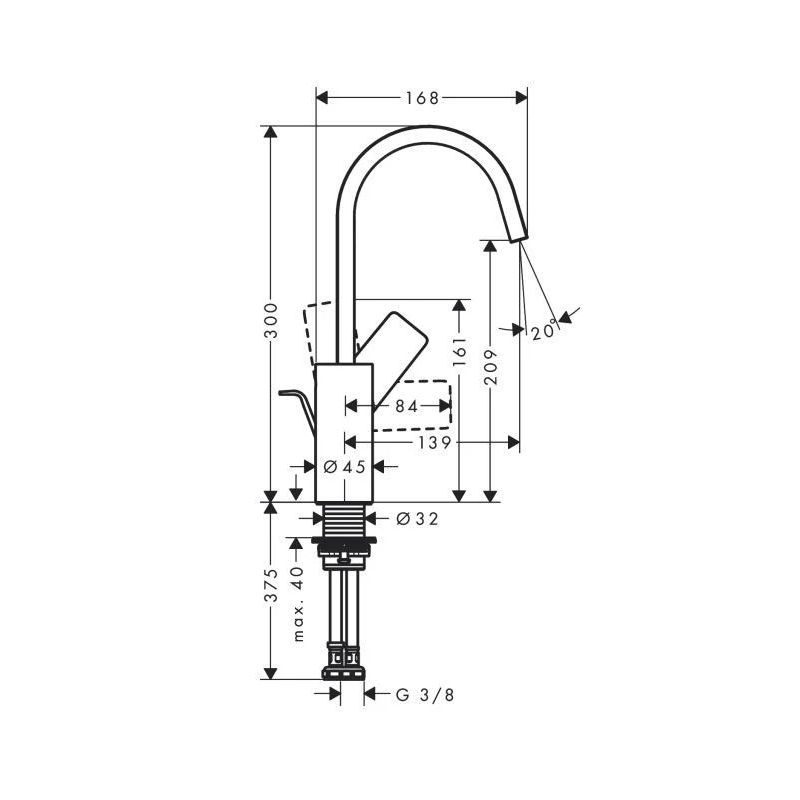 Maisītājs virtuves vivenis 210 75030000