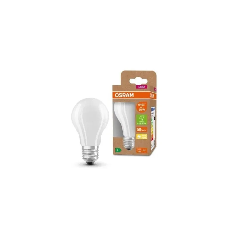 Spuldze Osram LED, A60, 3000 °K, E27, 4 W, 806 lm