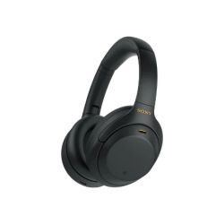 Bezvadu austiņas Sony WH-1000XM4. melna
