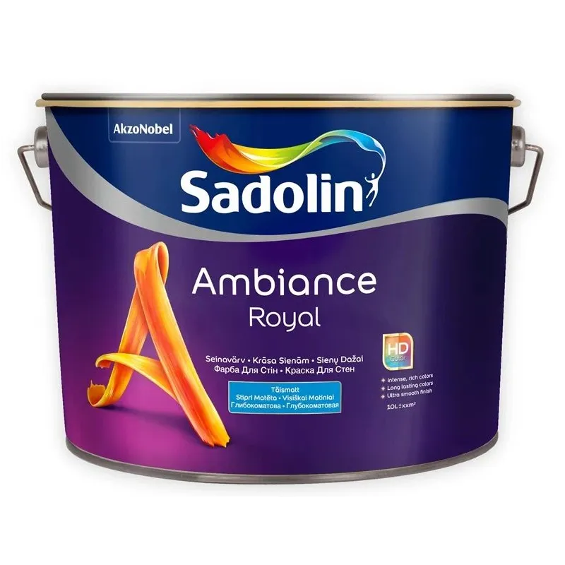 Dažai Sadolin Ambiance Royal, balta sp., 10 l