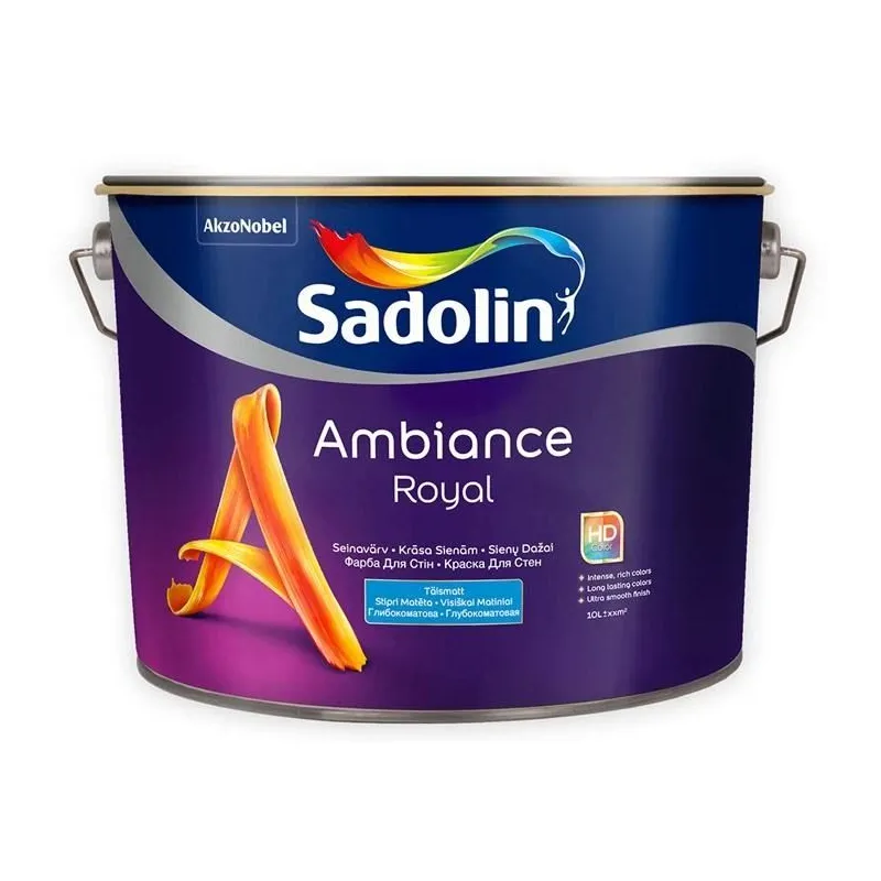 Krāsa Sadolin Royal, emulsija, pilnīgi matēta